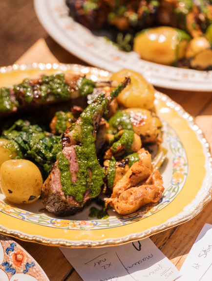 Farmhouse At Redcoats Feast Over Fire Bbqmenu Herfordshire Restaurant 70