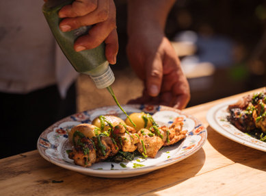 Farmhouse At Redcoats Feast Over Fire Bbqmenu Herfordshire Restaurant 76