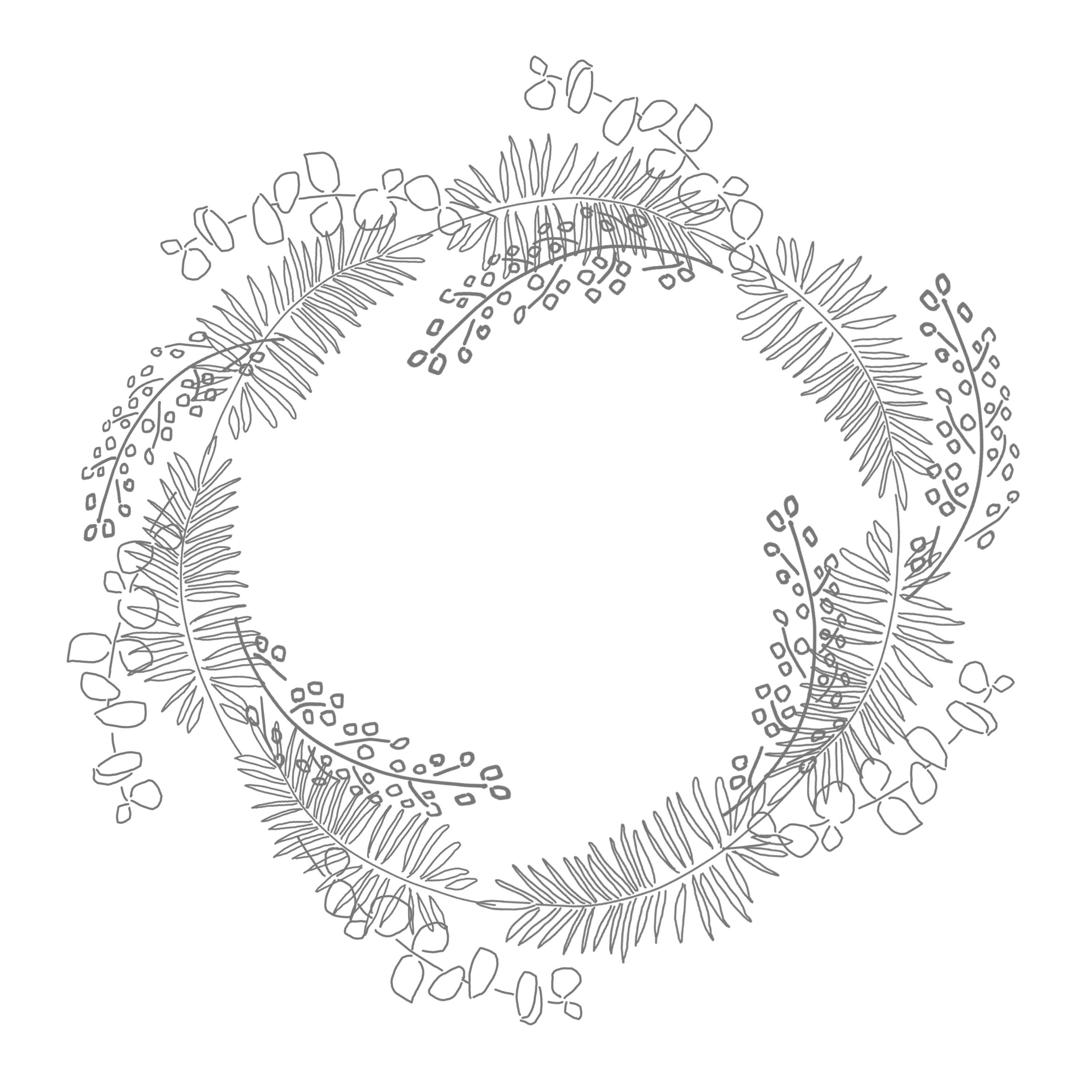 Wreath 2 Grey